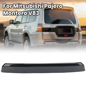 호환  파제로 몬테로 V83 V83W 6430A106XA 6430A107XA 블랙 번호판 상단 램프 트림 패널 용 후면 스페어 휠