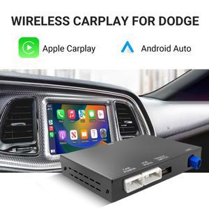 무선 카플레이 안드로이드 오토 레트로핏 키트 OEM 스크린 업그레이드 디코더 박스 도지 챌린저 저니 차저