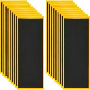 ACFELE 핑거보드 그립 테이프 프로 품질 8매 폼 블랙 우드 미니 스케이트보드 강력 접착 스티커 110mm x