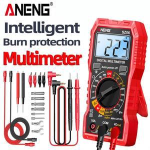 ANENG SZ06 다기능 AC/DC 전압계 전류 스마트 디지털 멀티미터 저항 휴대용 전기 기술자 전용