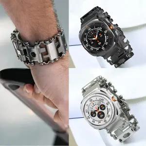 호환   시계 울트라 47mm 스테인레스 스틸 금속 팔찌 링크 스트랩 Watch7 울트라 47mm에 대한 다기능 시계