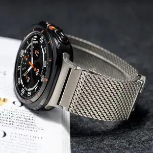 호환   시계 울트라 47mm 남성용 울트라 7 스트랩 보안 낙하산 버클 Correa 용 100% 순수 티타늄 밀라노 루