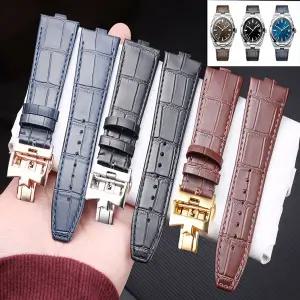 호환  Vacheron 스트랩용 소가죽 시계 밴드 콘스탄틴 4300V 4500V 5500V 7900V 분해 VC 시계 밴드 24x7mm