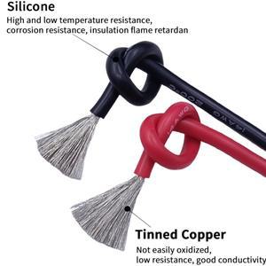 5색 실리콘 와이어 주석 도금 구리 DIY 전선 부드러운 전기 유연한 후크 업 키트 20/22/24/26/28/30AWG