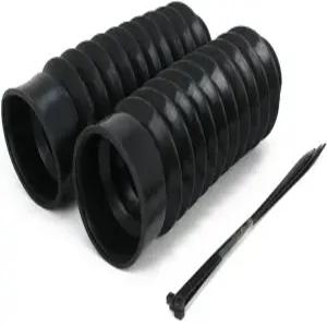 다이나 FXDWG 블랙용 AnXin 49mm 포크 커버 전면 게이터 부츠 쇼크 업소버