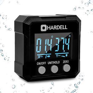 하델 디지털 앵글 파인더, 듀얼 축 4X90 0-40 게이지(자기 베이스 포함), 상대 절대 측정 도구, 테이블 톱 튜브 장식 DIYer용 알루미늄 합금 자동 회전 각도기