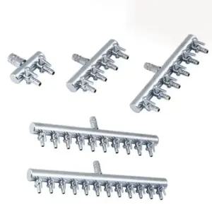 수족관 공기 스플리터 밸브 어항 펌프 유량 디스트리뷰터 탭 레버 제어 스위치 2 4 6 8 10 웨이