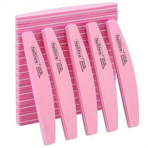 2/5/10PCS 전문가용 양면 네일 파일 블록  스펀지 폴리쉬 버핑 샌딩 버퍼 스트립 광택 페디큐어