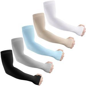 루올리 VOIL VOE 남녀용 자외선 차단 쿨링 암 슬리브, 축구, 골프, 배구용 컴프레션 슬리브