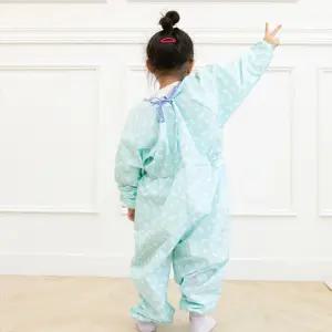 민트 듀스포 전신형 방수 미술가운 1p 유아 놀이복 앞치마