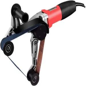 알루미나 산화물 샌딩 벨트 실리콘 카바이드 휠 극 번싱 폴리셔 기계가 장착된 SPTA 110V 800W 전문