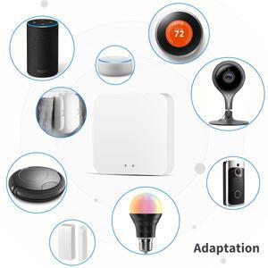Tuya ZigBee 3.0 스마트 게이트웨이 허브 홈 브리지 라이프 APP 무선 리모컨은 Alexa Google 홈과 함께 작
