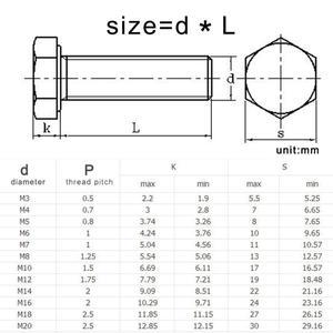 1/50X M3 M4 M5 M6 M8 M10 M12 흰색 나일론 플라스틱 절연 외부 육각 헤드 캡 볼트 나사 5-120mm DIN933