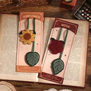 여성용 빈티지 가죽 북마크 2종 맞춤형 PU 도서 애호가 교사 엄마를 위한 선물