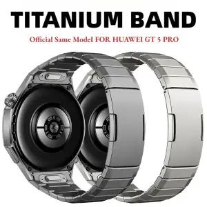 호환   간격 없음 화웨이 시계 GT 5 프로 금속 팔찌 화웨이 시계 GT5 프로 전문 스트랩에 대한 럭셔리 티타