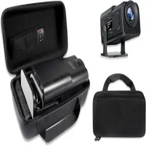 X3 XunaPad 프로젝터 Alwtniet 미니 프로젝터용 여행 정리함 리모컨 충전 코드 및 HDMI 코드와 호환되는