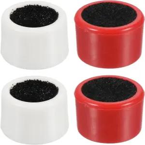 파티킬 원형 당구 큐 팁 샌더 4팩 고무 풀 쉐이퍼 샌딩 도구 액세서리 스누커 스틱 레드화이트