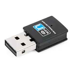 무선 미니 USB Wifi 어댑터 802.11N 300Mbps USB2.0 수신기 동글 네트워크 카드 데스크탑 노트북 Windows 7