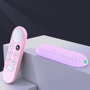 2020 Google Chromecast SmartTV 원격 제어용 실리콘 보호 케이스 미끄럼 방지 부드러운 내구성 Shockpro