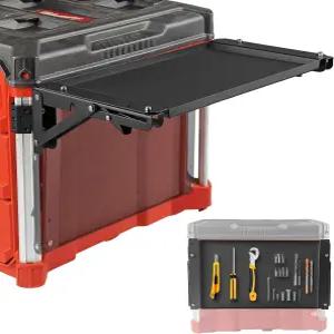 밀워키 팩아웃 도구 상자와 호환되는 접이식 자석 테이블 패커아웃 시스템의 강력한 트레이 측면