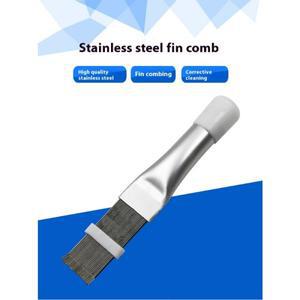 스테인레스 스틸 콘덴서 라디에이터 핀 브러시 클리너 에어컨 청소 빗 수리 도구 코일 가정용