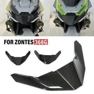 호환  ZONTES 368 G 368G 프론트 노즈 페어링 부리 익스텐더 카울 프로텍터 펜더 커버 프론트 페어링 윙렛