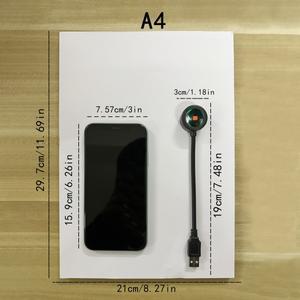 일몰 프로젝션 램프, USB 홈 데코 분위기 조명, 다각도 회전 가능, 거실 및 침실에 적합