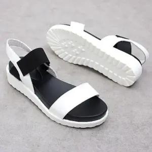 밴딩 웨지힐 플랫폼 통굽 샌들