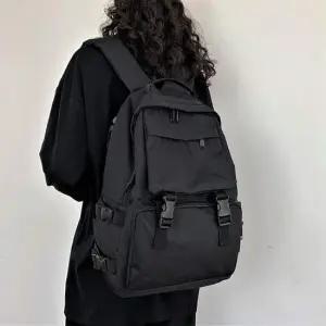 1컬러 남녀공용 베이직 포켓 데일리 학생 백팩 BS-06