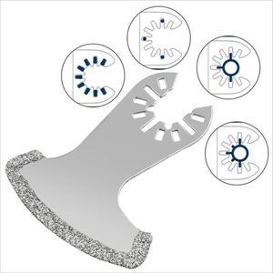 1PC 다이아몬드 진동 톱 블레이드 거친 샌딩 필러 용 멀티 도구 타일 도자기 전기 액세서리 Multitool