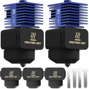 밤부랩 A1/A1 미니 3D 프린터 업그레이드 표준 흐름 고온 핫엔드 0.4mm 경화 강철 탈착 노즐5PCS 실리콘