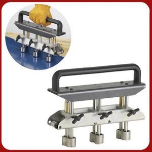 금속판 굽힘 도구 3 스테이션 롤러 벤더 알루미늄 합금 핸들 고효율 공장 차고용