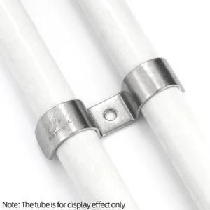 M6-M32 스테인리스 스틸 파이프 클램프 M 타입 양면 말등 새들 버클, 스로트 후프 수도관 고정 클립