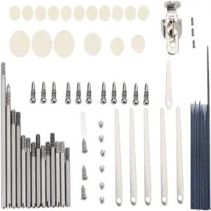 클라리넷 패드 접착 및 수리 도구 - 교체 키트 세트 악기 액세서리 나사 포함