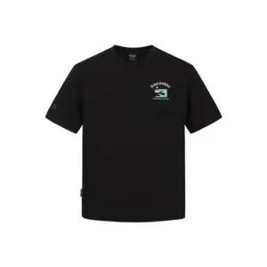 디스커버리 DISCOVERY EXPEDITION 유니 스몰 레이크 그래픽 반팔티셔츠 (BLACK) DXRS7M063-BKS 390193