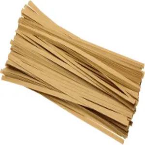 온리케이시 100피스 크래프트 컬러 페이퍼 트위스트 타이 빵 캔디 가방 6인치(크래프트 페이퍼)