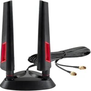 WiFi 7 라우터 PC 데스크톱 컴퓨터 PCIE 카드 아수스 기가바이트 게이밍 마더보드 Eifagur용 RPSMA 남성