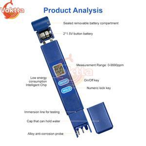 수질 감지 펜 2 in 1 TDS 미터 식수 순도 EC 고정밀 디지털 PH 테스터