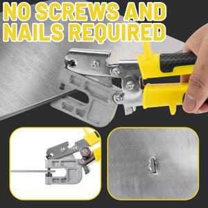 알루미늄 합금 핸들 스터드 크림퍼, 양손 천장 펀칭 플라이어, 석고 건식벽 도구, 금속 및 용골 고정