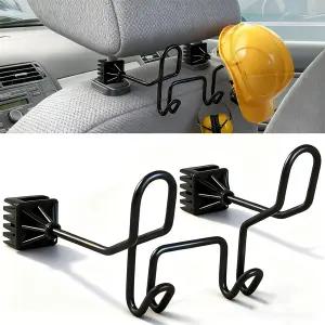 트럭 시트용 하드햇 홀더1팩 건설 안전 조끼 및 캡을 위한 헤비 듀티 카시트 후크 정리함