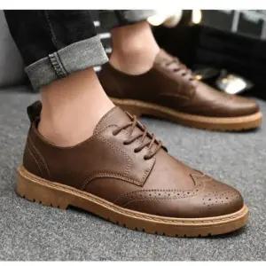 [패션] 윙팁 구두 직장인 남성 발편한 슈즈 정장윙팁 신발 남자윙팁 옥스포드화 스트레이트팁 가을