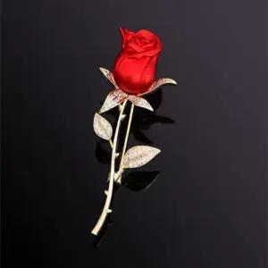 [패션] 꽃 5월 카네이션 붉은 스승의날 브로치 어버이날 특선 B형