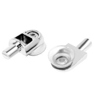 유리 목재 선반용 흡입 컵 지지 핀이 있는 8-24Pcs 홀더 브래킷