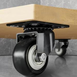 가구 바퀴 피마자 360를 위한 튼튼한 PP 롤러 ° 브레이크 1.5/2 인치 산업용 캐스터 휠