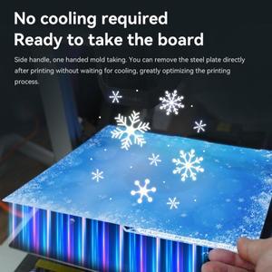 애니큐빅 코브라 3 쿨 플레이트 빌드 양면 스프링 스틸 시트 255x255mm 히트 베드 3D 프린터 부품