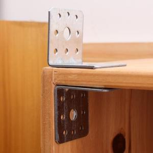 스테인리스 스틸 코너 브래킷 헤비 듀티 L자형 조인트 직각 고정 금속 브레이스 선반 지지대 목재용