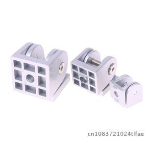 1Pc 2020/3030/4040 아연 합금/알루미늄 프로파일 리빙 힌지 피팅 직각 유연한 피벗 조인트 커넥터