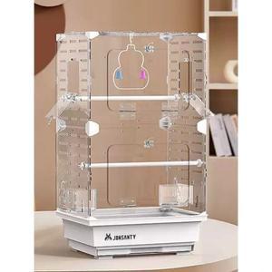 투명 케 앵무새 놀이터 금화조 반려동물 따뜻한 /무배 앵무새장