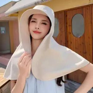 여름 여성모자 와이드썬캡 햇빛차단 챙모자