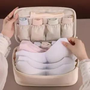 여성 해외 국내 여행 출장 가방 속옷 정리 3단 언더웨어 파우치 가방